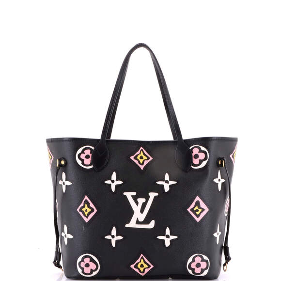 Louis Vuitton MM Neverfull NM Tote Wild at Heart Monogram Giant - Picture 4 of 8